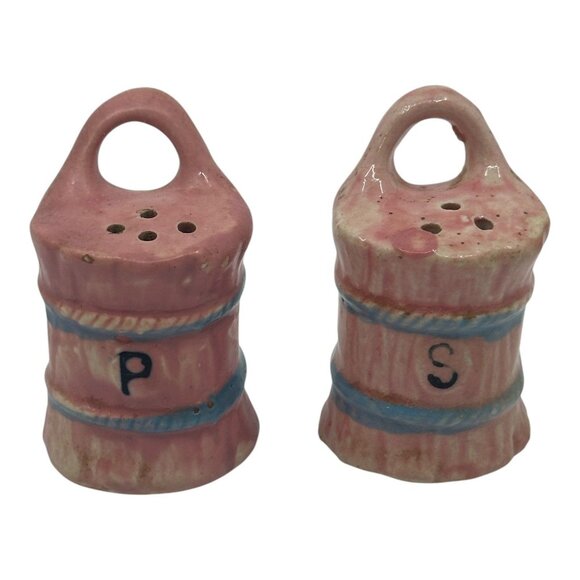 Hand-Painted Ceramic Cow Salt & Pepper Shakers Vintage Collectible 1950s Style - Picture 5 of 11
